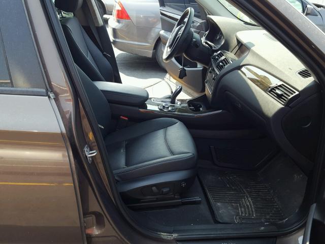5UXWX7C54EL983890 - 2014 BMW X3 XDRIVE3 BROWN photo 5