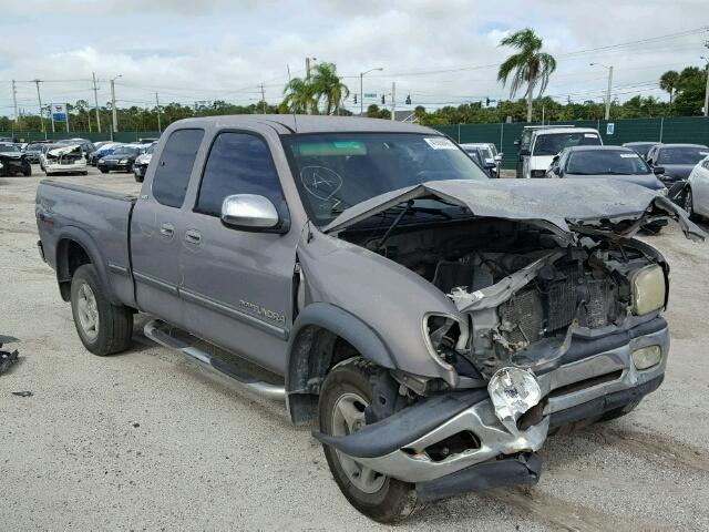 5TBRT34182S252560 - 2002 TOYOTA TUNDRA SILVER photo 1