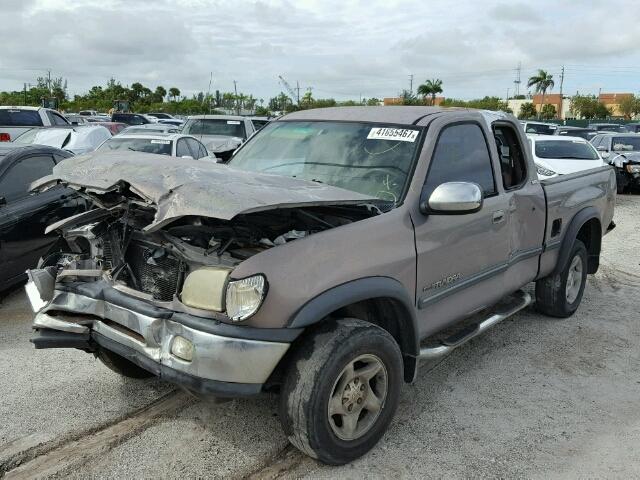 5TBRT34182S252560 - 2002 TOYOTA TUNDRA SILVER photo 2