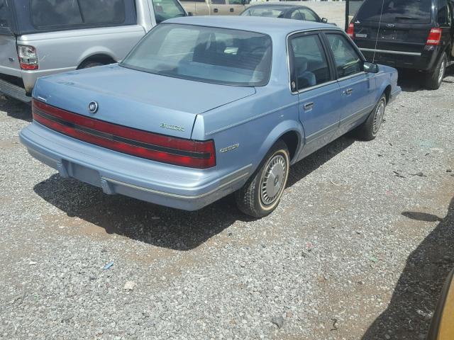 3G4AG55N9PS617607 - 1993 BUICK CENTURY SP BLUE photo 4