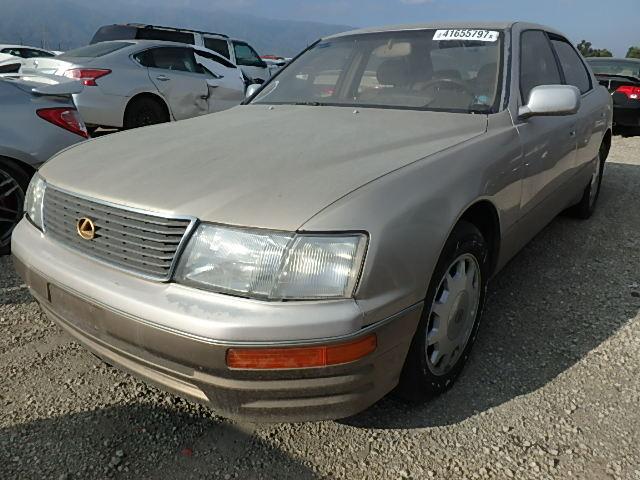 JT8BH28F1V0071607 - 1997 LEXUS LS 400 GOLD photo 2