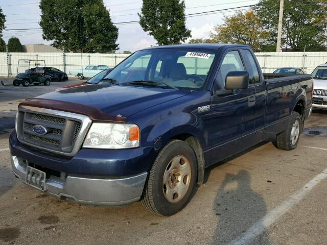 1FTRF12WX4NA79909 - 2004 FORD F150 BLUE photo 2