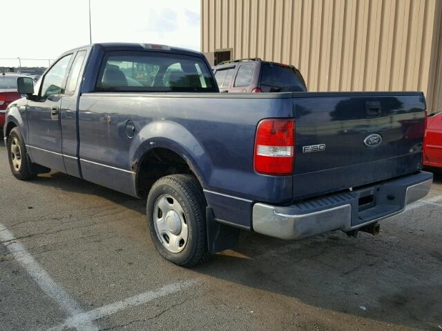 1FTRF12WX4NA79909 - 2004 FORD F150 BLUE photo 3