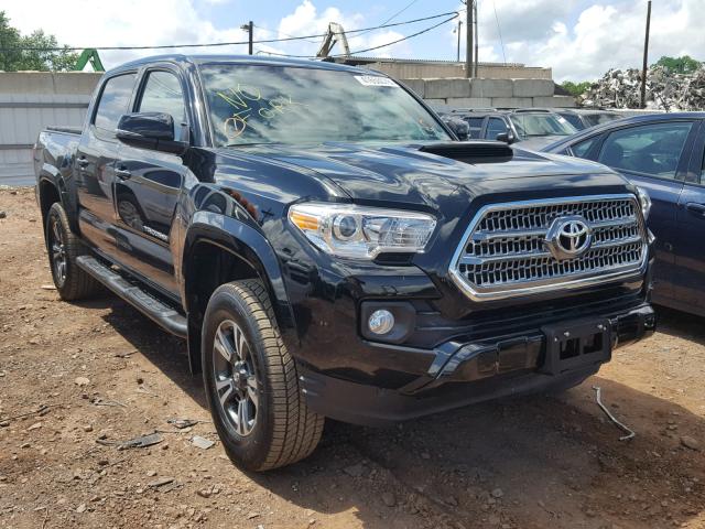 3TMCZ5AN4HM111752 - 2017 TOYOTA TACOMA DOU Қара фото 1