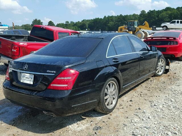 WDDNG9EB5DA496421 - 2013 MERCEDES-BENZ S BLACK photo 4