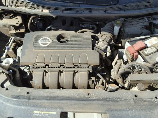 3N1AB7AP5EL630533 - 2014 NISSAN SENTRA S GRAY photo 7