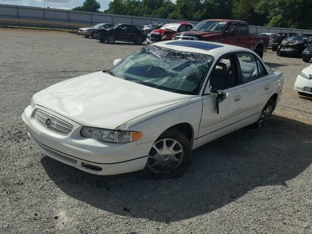 2G4WB55K221113205 - 2002 BUICK REGAL LS WHITE photo 2