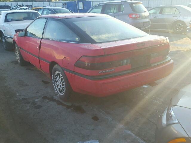 1ZVPT20C7M5104471 - 1991 FORD PROBE GL RED photo 3