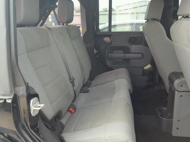 1J4GB59107L176048 - 2007 JEEP WRANGLER S 黑色 照片 6