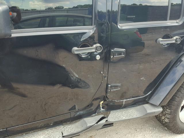 1J4GB59107L176048 - 2007 JEEP WRANGLER S 黑色 照片 9