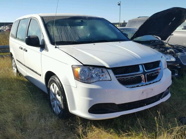 2C4RDGBG6ER476636 - 2014 DODGE GRAND CARA WHITE photo 1