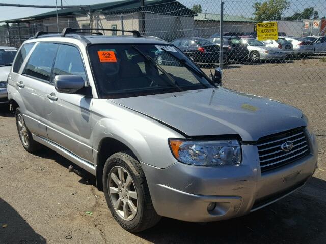 JF1SG656X7H700355 - 2007 SUBARU FORESTER SILVER photo 1