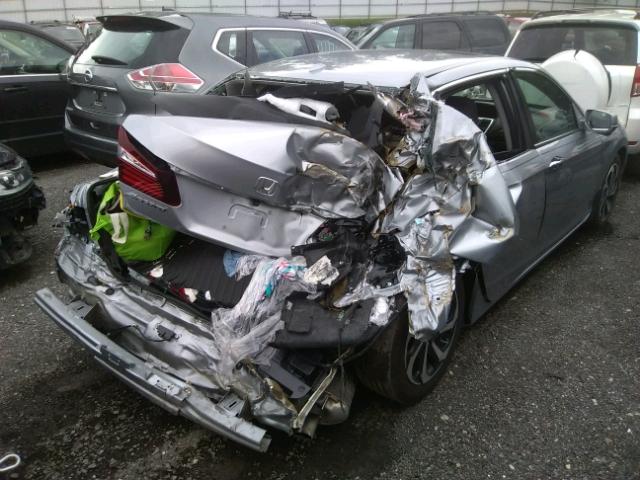 1HGCR2F85GA183171 - 2016 HONDA ACCORD EXL SILVER photo 4