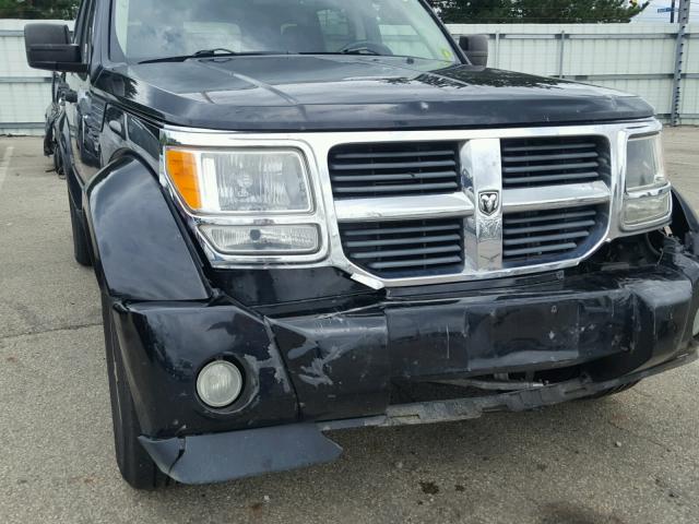 1D8GU58K17W657033 - 2007 DODGE NITRO SLT BLACK photo 9