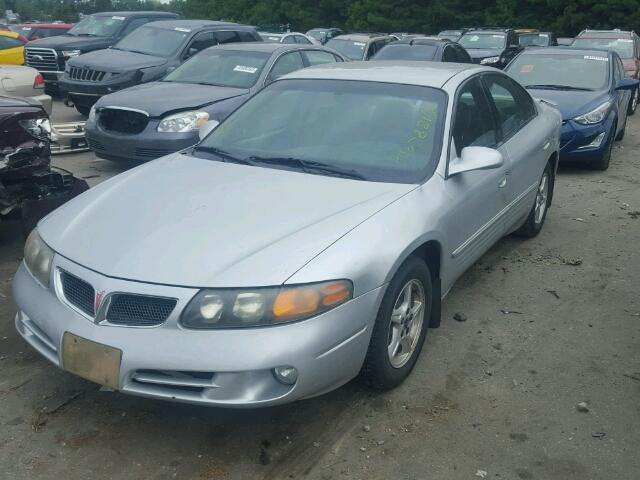 1G2HX54K524108296 - 2002 PONTIAC BONNEVILLE GRAY photo 2