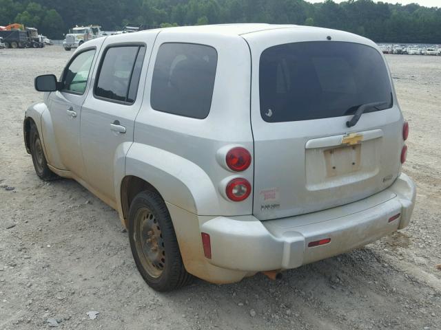 3GNBAADB8AS524828 - 2010 CHEVROLET HHR LS SILVER photo 3