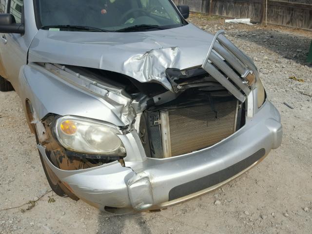 3GNBAADB8AS524828 - 2010 CHEVROLET HHR LS SILVER photo 9