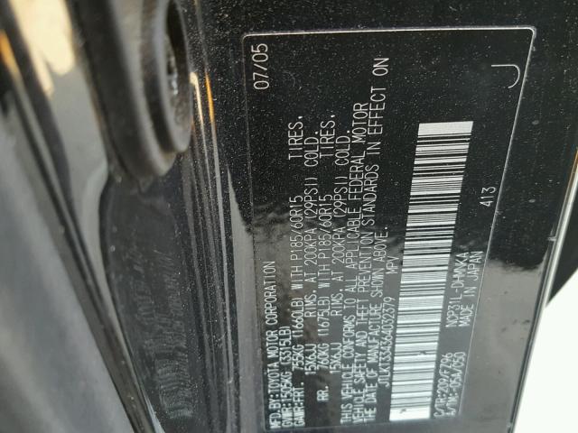 JTLKT334364032379 - 2006 TOYOTA SCION XB Қара фото 10