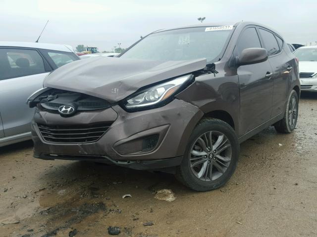 KM8JT3AF8FU027749 - 2015 HYUNDAI TUCSON GLS BROWN photo 2