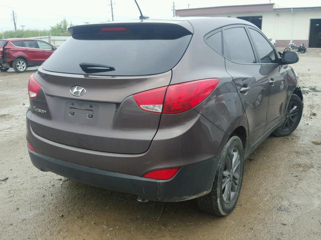 KM8JT3AF8FU027749 - 2015 HYUNDAI TUCSON GLS BROWN photo 4