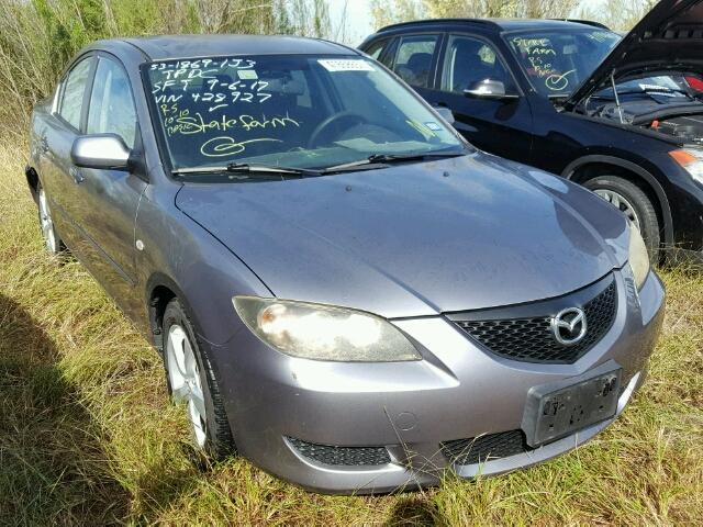 JM1BK12F661428927 - 2006 MAZDA 3 SILVER photo 1