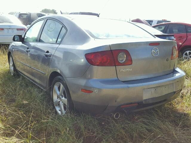 JM1BK12F661428927 - 2006 MAZDA 3 SILVER photo 3