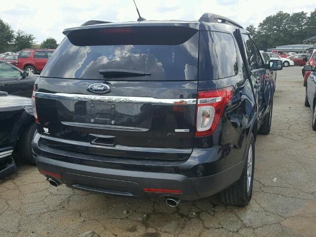 1FM5K8B80DGB79375 - 2013 FORD EXPLORER BLACK photo 4