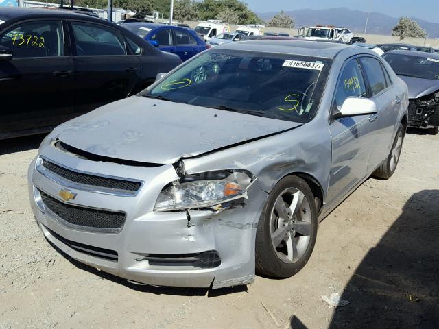1G1ZD5EU5CF361416 - 2012 CHEVROLET MALIBU SILVER photo 2