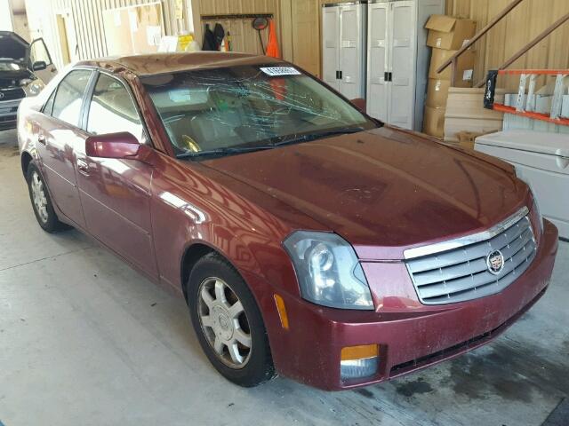 1G6DM57N230124895 - 2003 CADILLAC CTS MAROON photo 1