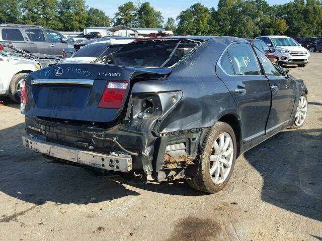 JTHBL46F675038119 - 2007 LEXUS LS GRAY photo 4