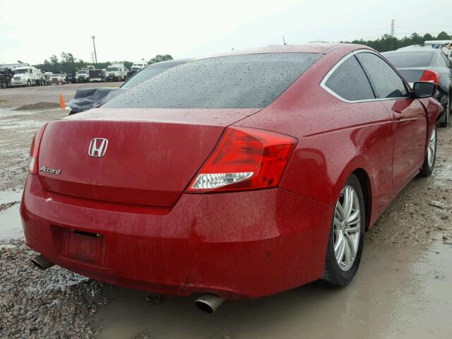 1HGCS1B35BA007173 - 2011 HONDA ACCORD LX- RED photo 4