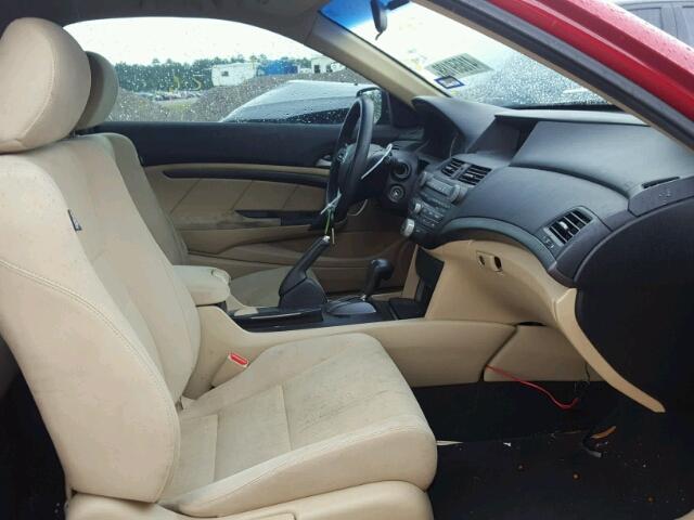 1HGCS1B35BA007173 - 2011 HONDA ACCORD LX- RED photo 5