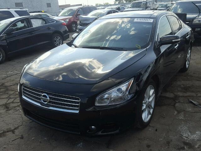 1N4AA5AP4BC852532 - 2011 NISSAN MAXIMA S BLACK photo 2