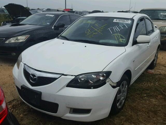 JM1BK12F571699219 - 2007 MAZDA 3 I WHITE photo 2