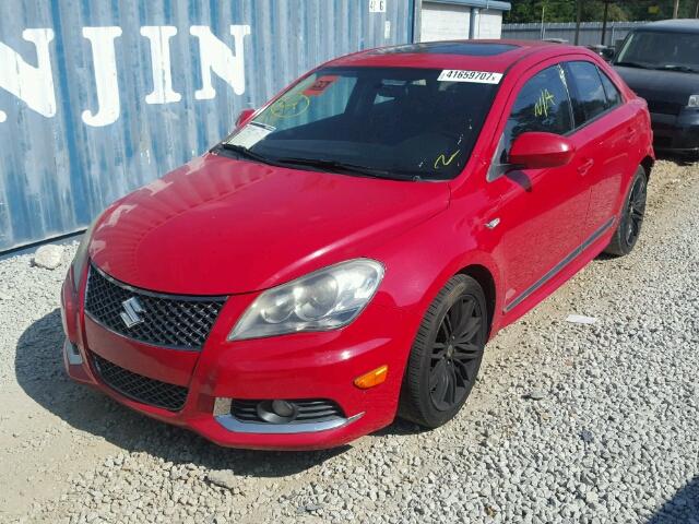 JS2RE9A66B6110234 - 2011 SUZUKI KIZASHI RED photo 2