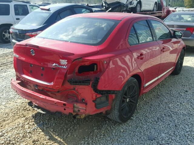 JS2RE9A66B6110234 - 2011 SUZUKI KIZASHI RED photo 4