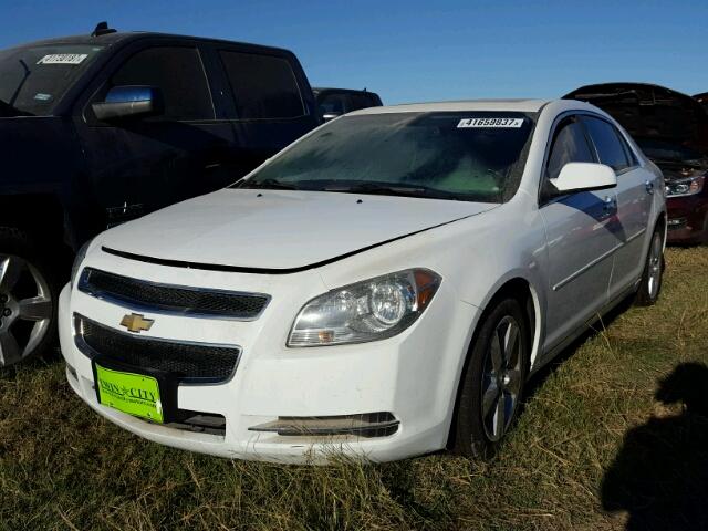 1G1ZD5EU1CF347318 - 2012 CHEVROLET MALIBU 2LT WHITE photo 2