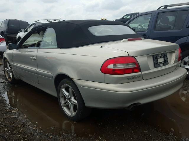 YV1NC56D1YJ011657 - 2000 VOLVO C70 TURBO SILVER photo 3