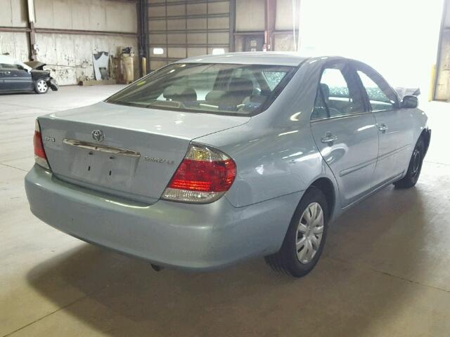 4T1BE32K06U671465 - 2006 TOYOTA CAMRY LE BLUE photo 4