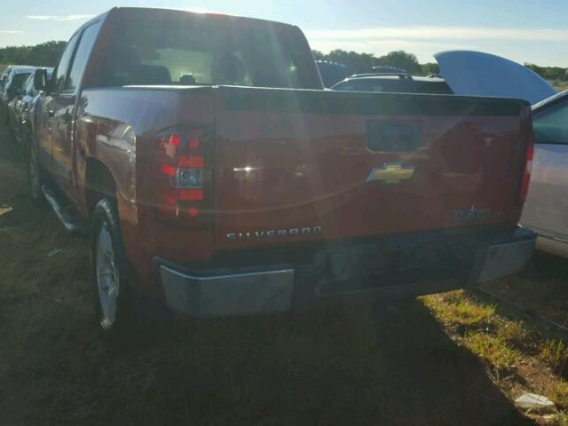 3GCEC13J77G529698 - 2007 CHEVROLET SILVERADO RED photo 3