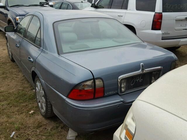 1LNHM87A44Y656046 - 2004 LINCOLN LS BLUE photo 3