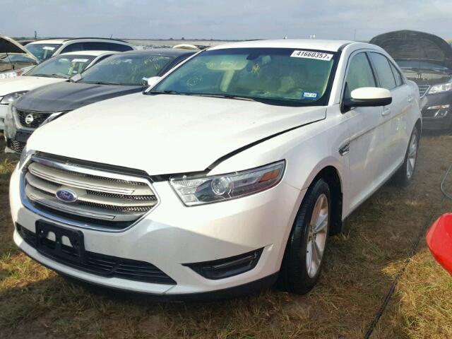 1FAHP2E85EG156077 - 2014 FORD TAURUS WHITE photo 2