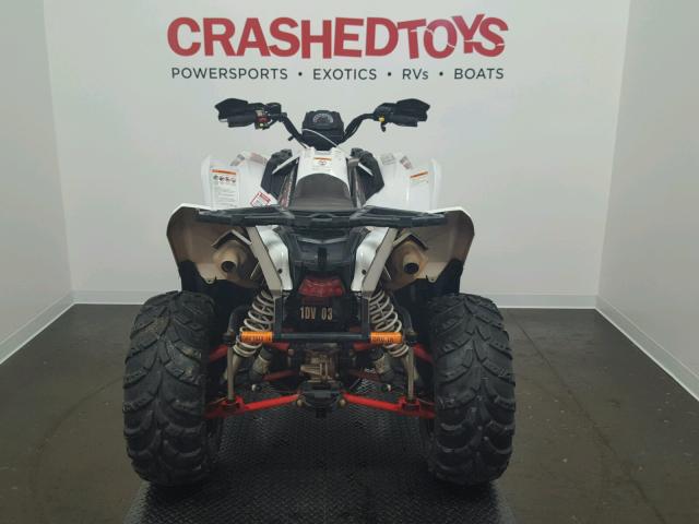 4XASVE954FA641927 - 2015 POLARIS SCRAMBLER WHITE photo 4