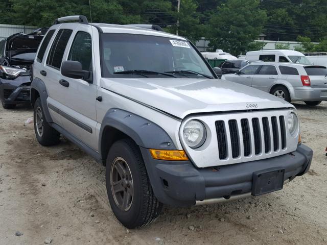 1J4GL38KX5W501599 - 2005 JEEP LIBERTY RE GRAY photo 1