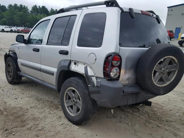 1J4GL38KX5W501599 - 2005 JEEP LIBERTY RE GRAY photo 3
