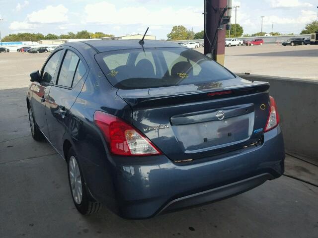 3N1CN7APXGL868185 - 2016 NISSAN VERSA BLUE photo 3