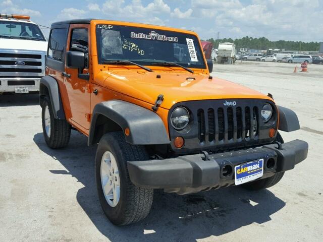 1C4AJWAG1DL568116 - 2013 JEEP WRANGLER S ORANGE photo 1