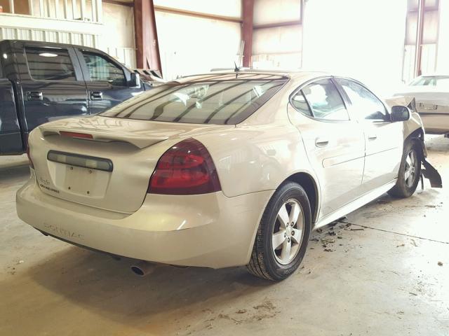 2G2WP552681109208 - 2008 PONTIAC GRAND PRIX Золотий фото 4