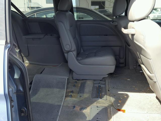 5FNRL38769B019720 - 2009 HONDA ODYSSEY EX BLUE photo 6