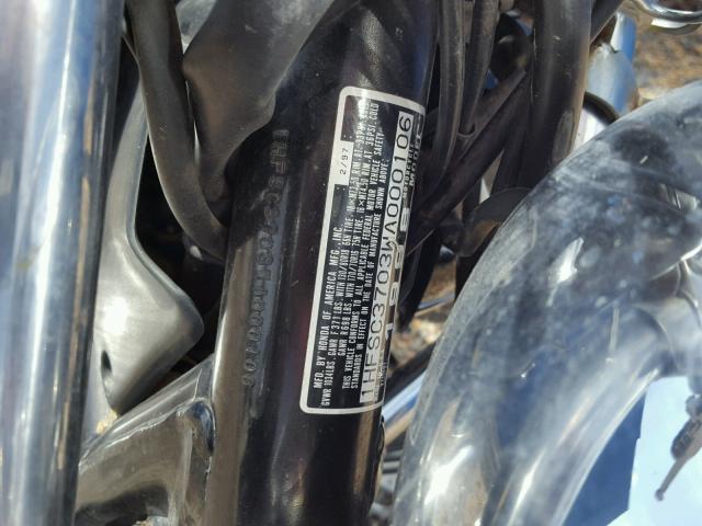 1HFSC3703WA000106 - 1998 HONDA VT1100 CT BLACK photo 10